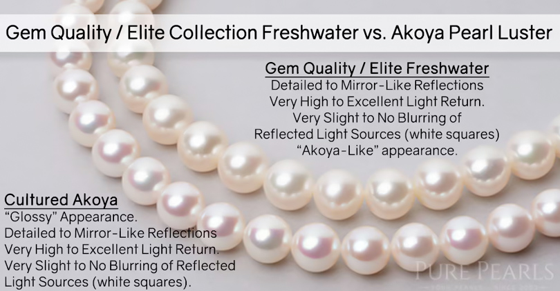 Differences between Akoya and Freshwater Pearls